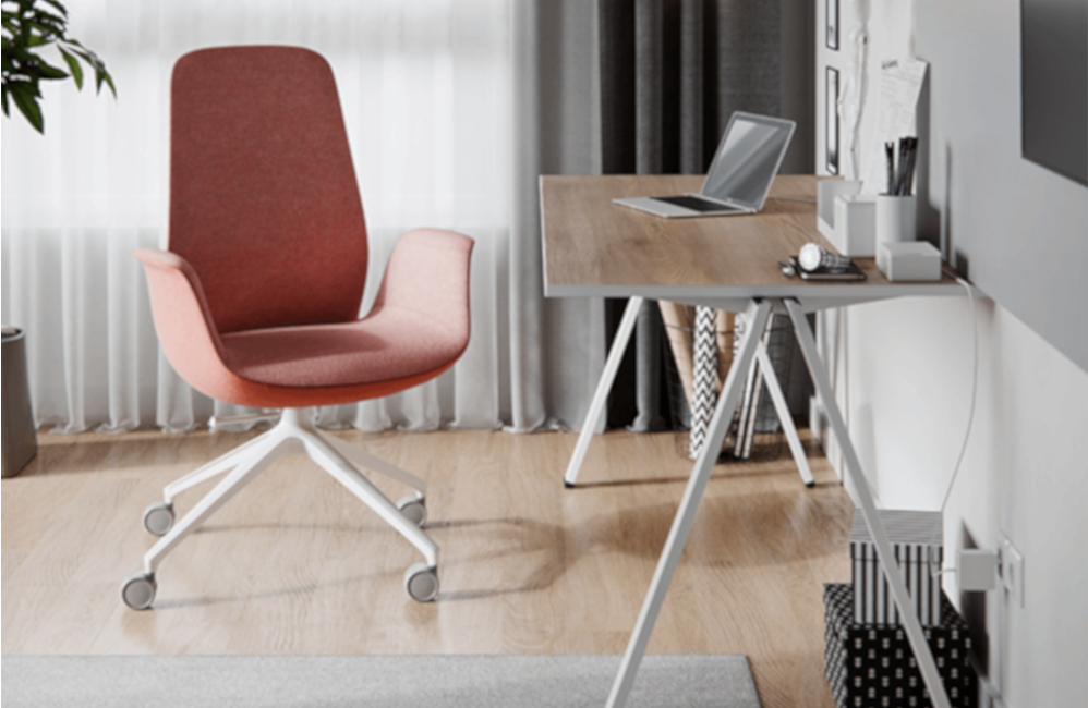 HOLI.E Concept - Aménagement espace de travail - Chaise bureau teletravail roulettes