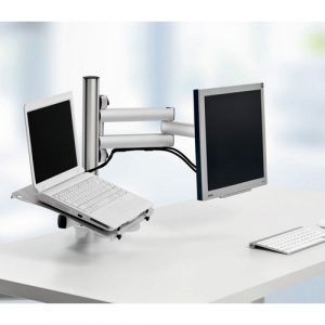 HOLI.E Concept - Aménagement espace de travail - Bras support + pc