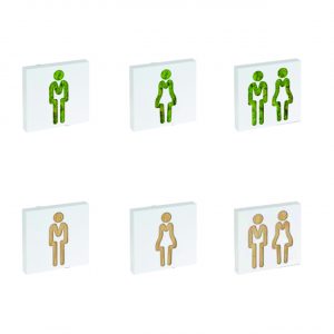 Cadres signalétiques (lot de 2) - CADRES BOIS VÉGÉTAL