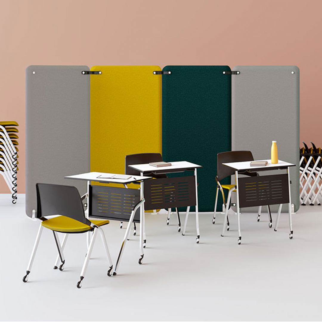 HOLI.E Concept - Aménagement espace de travail - Table pliante flexible de formation EMI2